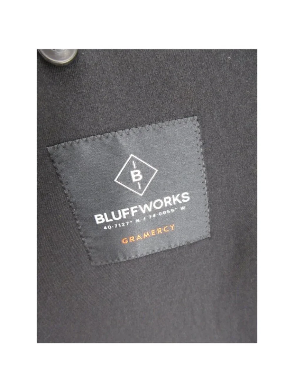 Bluffworks Sport Coat 40 Short Gramercy Blazer Performance Slim Travel